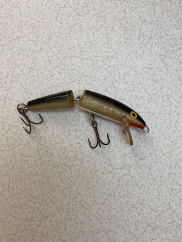 Rapala Wooden Jointed Gold Fishing Lure ~ Vintage - Picture 5 of 8