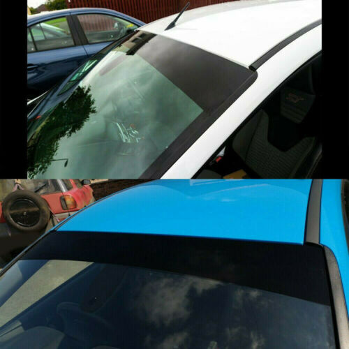 1* Car Window Sun V isor Strip Tint Film Car Front Windshield UV Shade DIY Decal - Picture 6 of 12