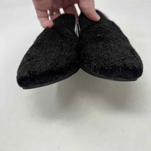 Marc Fisher Damen-Halbschuhe schwarz silber schimmernd mit Nieten abree Kunstfell 7,5M - Bild 11 von 14