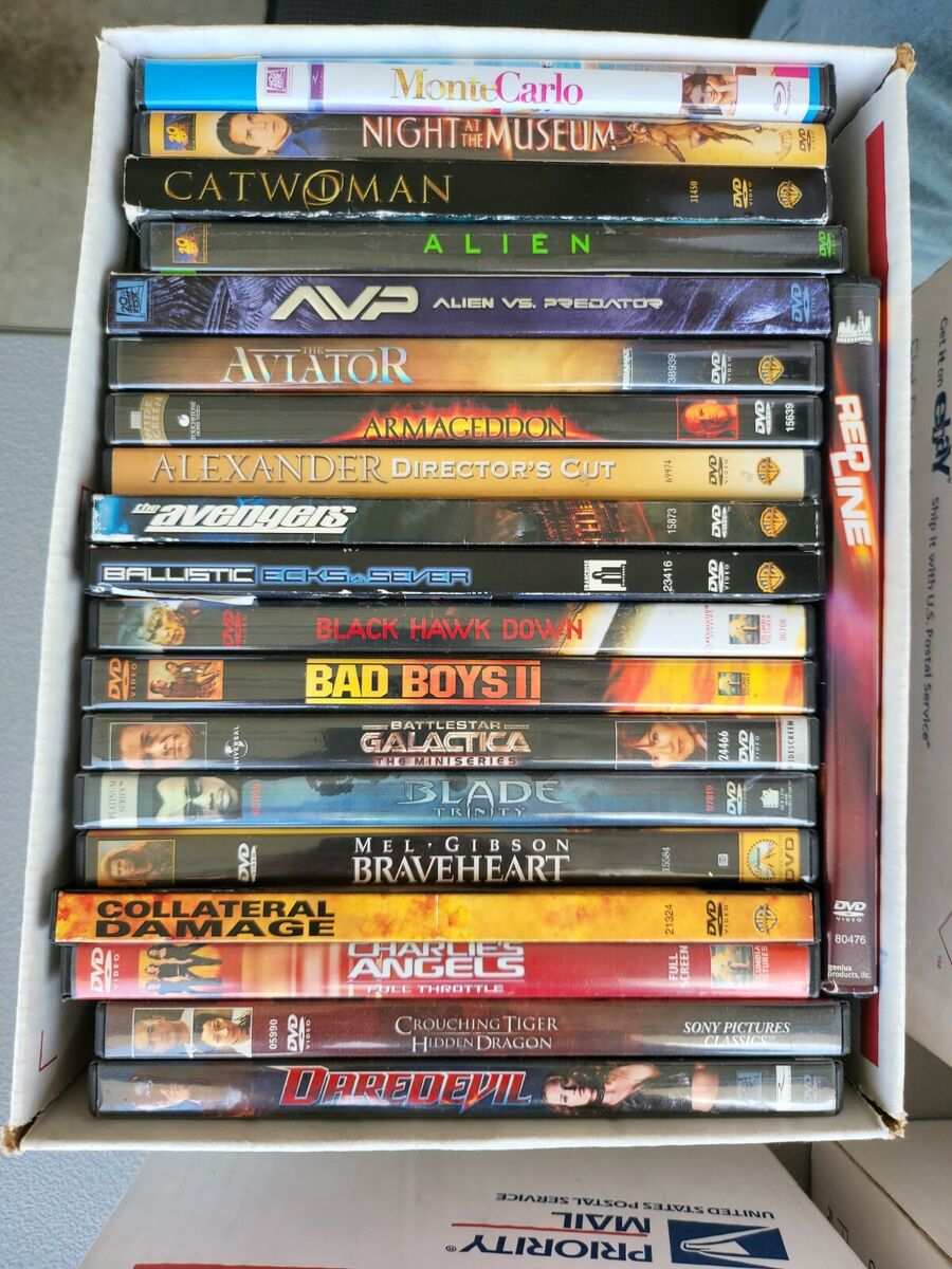 Lot of 80 Assorted Gently Used DVDs w/ Cases from Personal Collection FREE Ship Lot of 80 Assorted Gently Used DVDs w/ Cases from Personal Collection FREE Ship