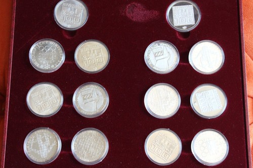 1976 AUSTRIA 100 SCHILLING COIN SET - Picture 1 of 3
