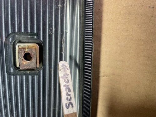 2004 to 2008 Acura TL Rear Trunk License Plate Molding Panel OEM L9185 DG - Picture 6 of 15