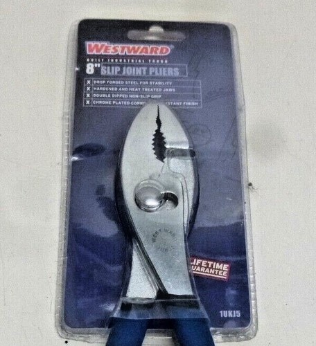 NEW WESTWARD Slip Joint Pliers, Max. Jaw Opening: 1-1/4", Jaw Width:15/32" - Picture 2 of 2