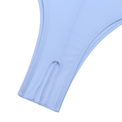 Damen Body Transparent Stringbody Schritt offen Einteiler Thong Bodysuit Leotard - Picture 22 of 38