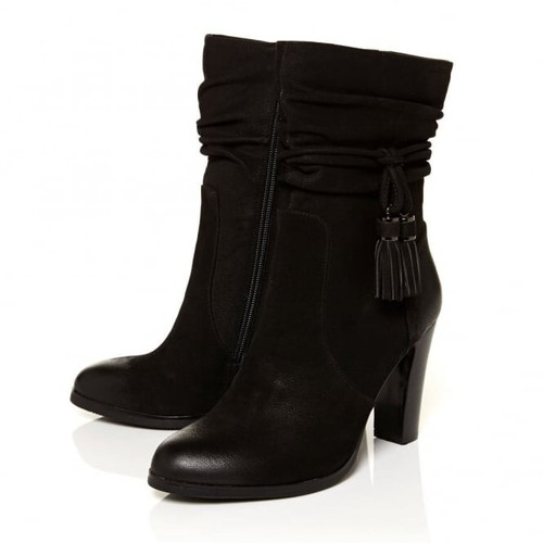 Moda In Pelle Perella Black Leather, Size 5/38, NEW, RRP £140 - Picture 5 of 14