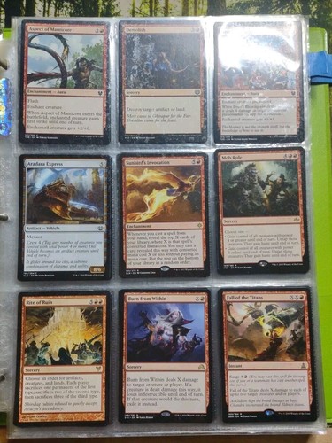 Purphoros, Bronze-Blooded MTG Custom DRAGON 100 Card EDH Commander Magic Deck - Picture 9 of 12