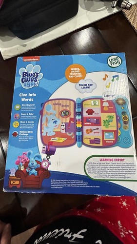 NEW LeapFrog Blues Clues and You! Clue Into Words Interactive Learning Book - Picture 5 of 9