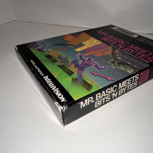 Intellivision Mr Basic Meets Bits N Bytes Superposiciones manuales completas 1983 en caja original - Imagen 10 de 13