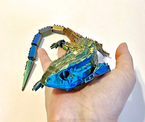3D Printed Articulating Lizard Dragon Crocodile. Flexible Fidget Toy. Home Decor - Picture 55 of 70