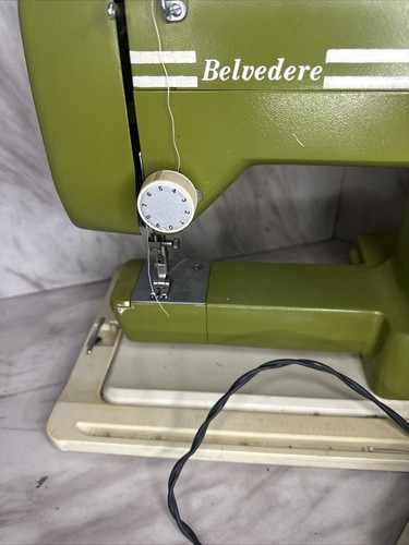BELVEDERE 214 NÄHMASCHINE mit Fußpedal, Anleitung, Koffer, funktionstüchtig Japan Nähen - Bild 10 von 16