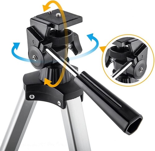 Telescopio para principiantes niños de gran apertura portátil 400 mm refracción astronómica - Imagen 5 de 9