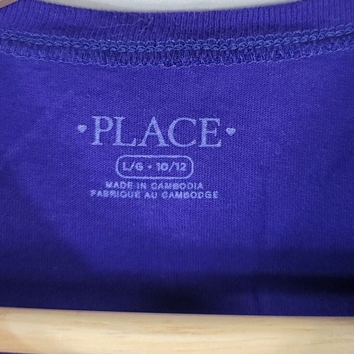 Children's Place Girls Earth Day Top Large Long Sleeve Love Reduce Reuse Recycle - Picture 5 of 6
