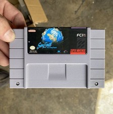 SimEarth Living Planet Sim Earth Super Nintendo SNES Original Authentic Tested
