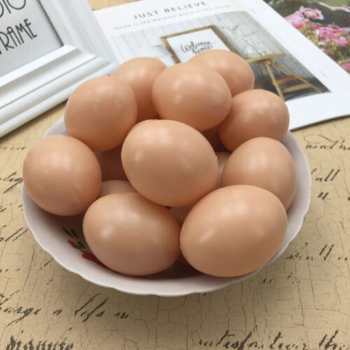 16 Pcs Fake Eggs Realistic Eggs Plastic Chicken Eggs Party Supplies - Picture 10 of 11