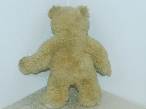 Steiff Bär hellbraun Teddy wohl um 1980! mit Knopf und Fahne ! H:35cm - Bild 4 von 8