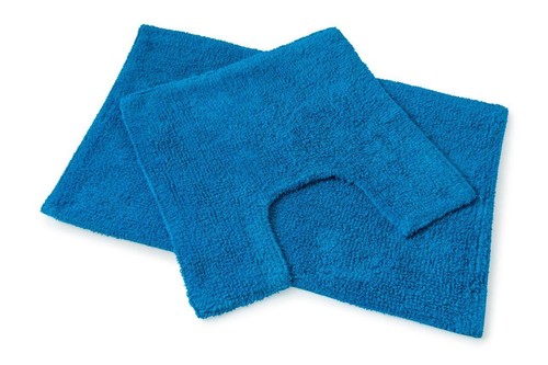 Premier 2-teiliges Bad & Sockel Matte WC Set maschinenwaschbar 100 % Baumwolle - Bild 6 von 27