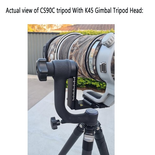 Teste treppiede gimbal treppiede testa panoramica professionale gimbal testa a sfera treppiede - Foto 8 di 9
