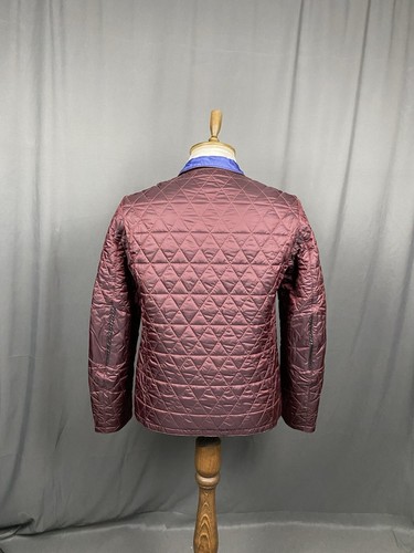 Gimo's Men's Red Quilted Nylon Jacket Size 50 - Picture 7 of 16