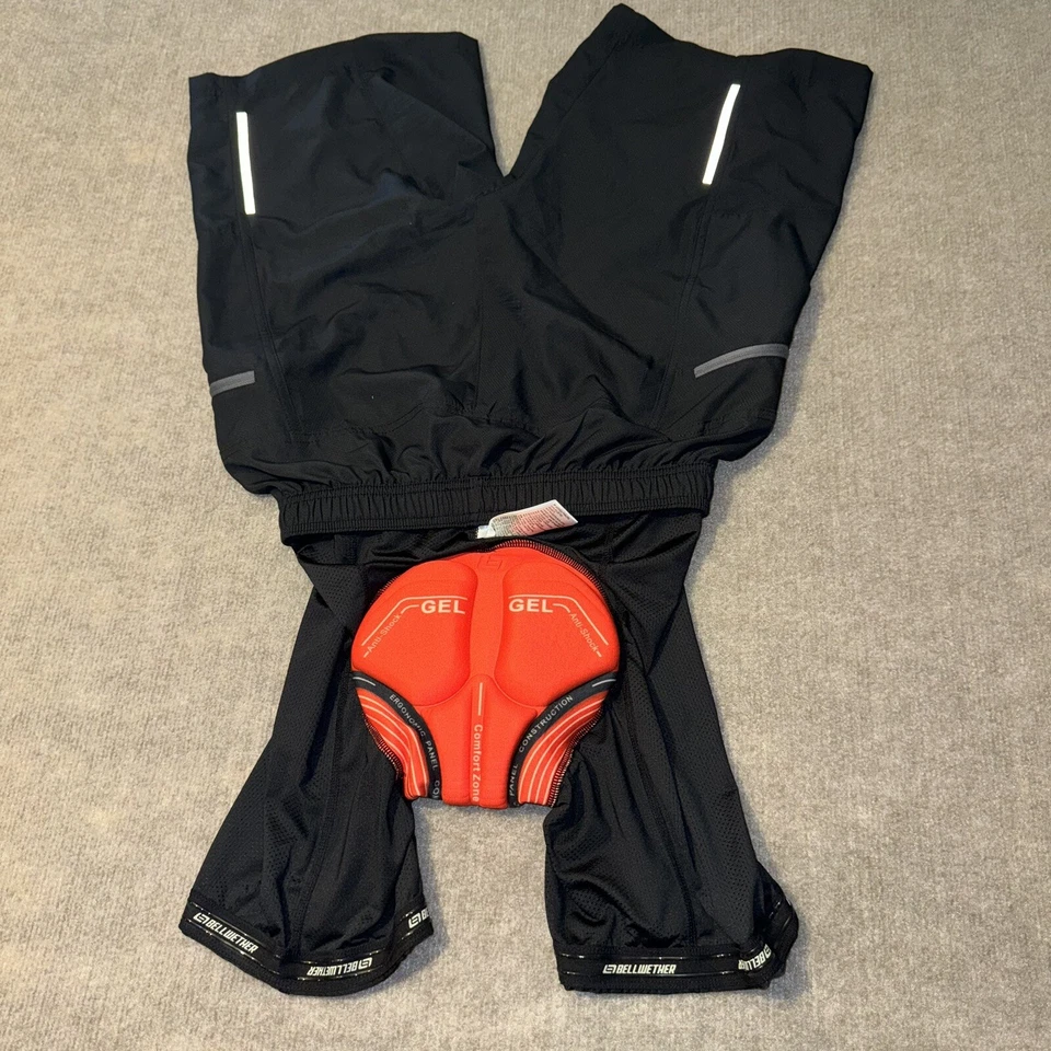 Bellwether Cycling Shorts Black MTB Mens Small Mountain Bike Pockets Gel Padded - Image 4 of 4