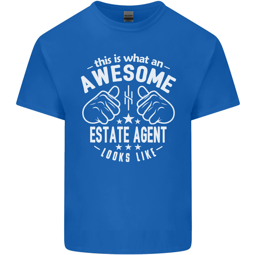 An Awesome Estate Agente Looks Like Algodón Hombre Camiseta - Imagen 33 de 102