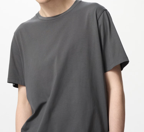 UNIQLO Premium 100% SUPIMA cotton Crew Neck Short-Sleeve T-Shirt NEW - Picture 4 of 27