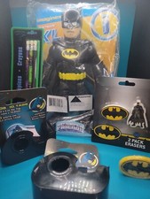 BATMAN LOT ~  Imaginext ~ Batman Returns~  Batman Erasers~ Pencils~ Kids ID Tag
