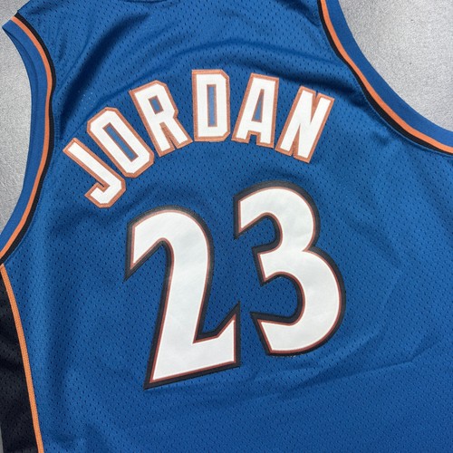 Camiseta deportiva 100 % auténtica Michael Jordan vintage Nike Washington Wizards talla XL 48 - Imagen 10 de 11