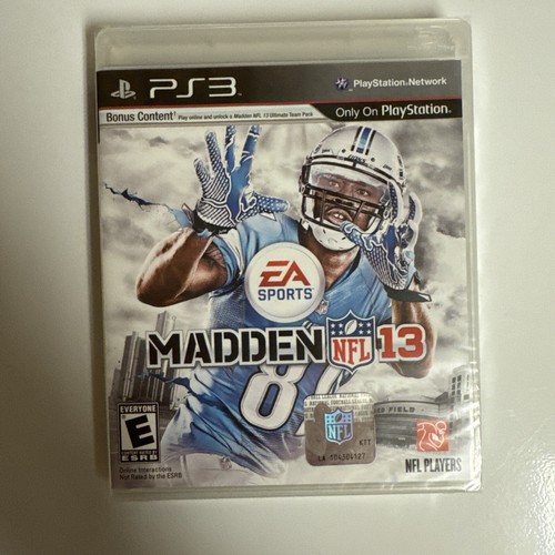 Madden NFL 13 PlayStation 3 PS3 Factory Sealed Brand New - Picture 1 of 9
