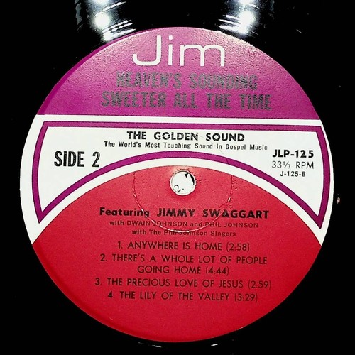 Jimmy Swaggart Heaven's Sounding Sweeter All The Time Gospel Vinyl LP Record VG+ - Picture 4 of 4