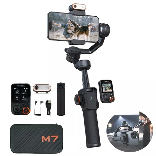 Hohem iSteady M7 3-Achsen-Gimbal-Stabilisator für iPhone und Android-Telefon - Bild 1 von 12