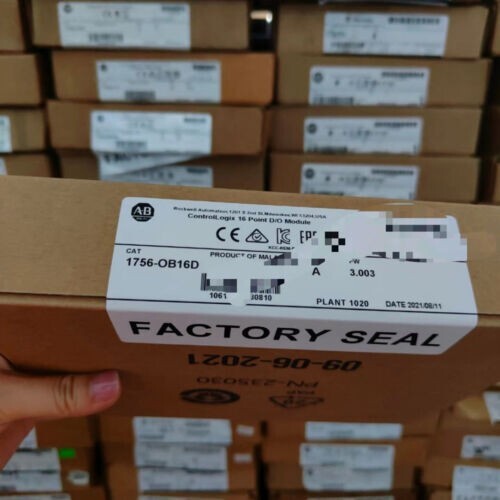 New Factory Sealed AB 1756-OB16D /A ControlLogix PLC DC Ouput Module