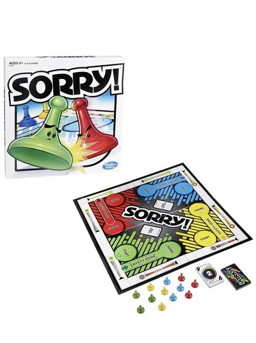 2013 Hasbro Sorry! (With Fire & Ice Power-Ups) Board Game Family Game - Picture 2 of 3