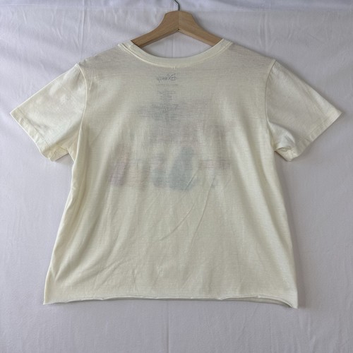 Disney Tee Shirt Juniors Size L Multicolored Winnie The Pooh Cropped Cutoff - Picture 4 of 8