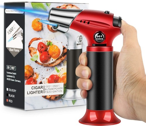 Soplete Portátil De Cocina De Llama Ajustable Utensilios De Chef Profesional - Picture 1 of 7