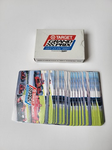 Mazzo di carte da gioco Grand Prix Target 2001 Chicago Motor Speedway Cars Energizer  - Foto 3 di 4