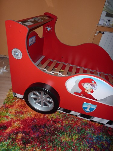 Cilek Autobett Racer rot inkl. Lattenrost mit Schlüssel und Licht 90x190 cm Top! - Bild 11 von 11