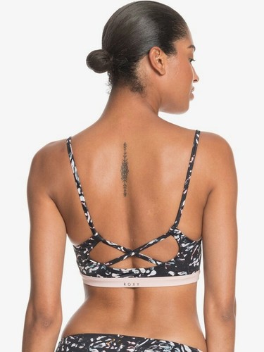 ROXY 'Fitness BH' sportlicher BH Bikini-Oberteil, XS - echt schwarz IZI - Bild 3 von 11