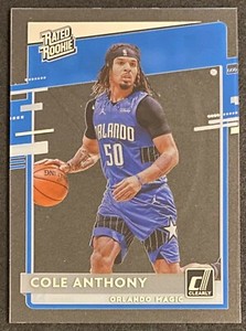 2020-21 Panini Clearly Donruss Cole Anthony RC #52 Rookie NBA Basketball Card