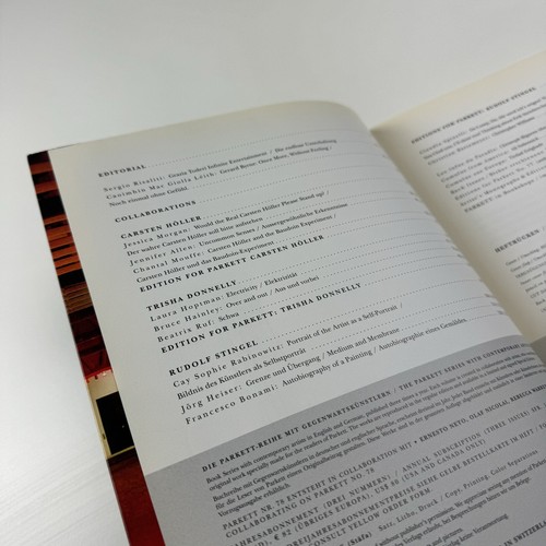 Parkett. No 77, 2006 journal | Carsten Höller, Trisha Donnelly, Rudolf Stingel - Picture 7 of 13
