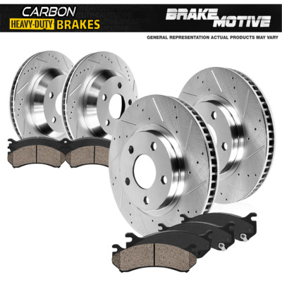 OE Replacement Rotors Ceramic Pads R 2013 Fits Nissan Pathfinder