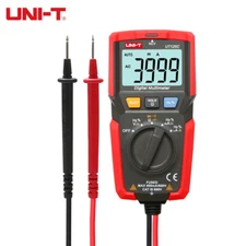 UNI-T Pocket Multimeter Digital NCV AC DC Voltmeter Ammeter Ohm  Cap Test UT125C