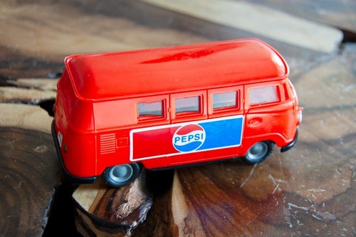 1970 VINTAGE PEPSI MADE IN HUNGARY KOMBI VOLKSWAGEN PLASTIC TOY LEMEZ SAMBA - Picture 7 of 8