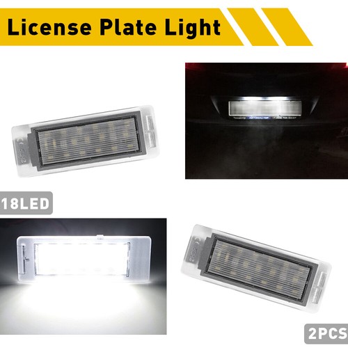 2X Rear License Plate Lights 6000K White for Cadillac Chevy Buick GMC 13502178 - Bild 16 von 21