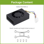 Waveshare Dedicated Cooling fan for Jetson Nano Mini Speed-Adjustable Fan DC 5V