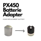 Unplugged PX450 Battery Adapter with 6x 1.4V Batteries for Bolex & Alpa
