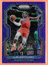 2020-21 PANINI PRIZM BLUE SHIMMER PRIZM LUGUENTZ DORT 35/35 #31!!
