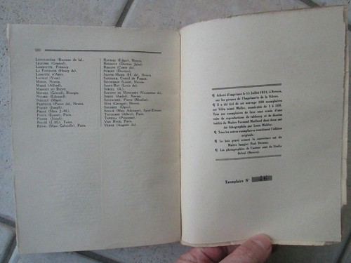 Raoul TOSCAN : LA TERRE VA-T-ELLE MOURIR ? 1931. E.O. sur velin, avec envoi. - Picture 11 of 12