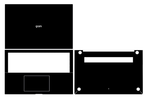 Carbon Vinyl Laptop Sticker Skin Decal Guard Cover for LG Gram 16 16" 2021-2022 - Picture 2 of 35