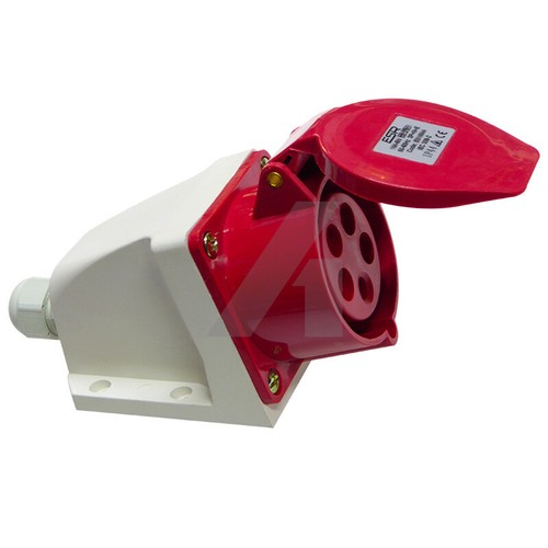 32 Amp 5 Pin Plugs and Sockets IP44 3 Phase 415V Red 32A 3P+N+E - Choose - Picture 11 of 21