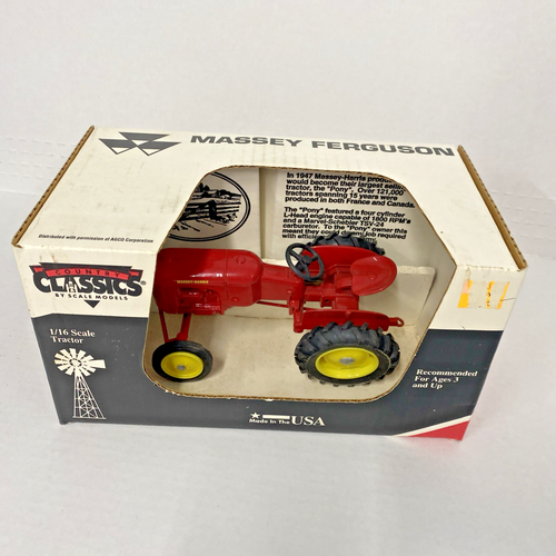 Country Classics 1/16 Massey FERGUSON Pony #FF-0243 TRACTOR BOX red collectible